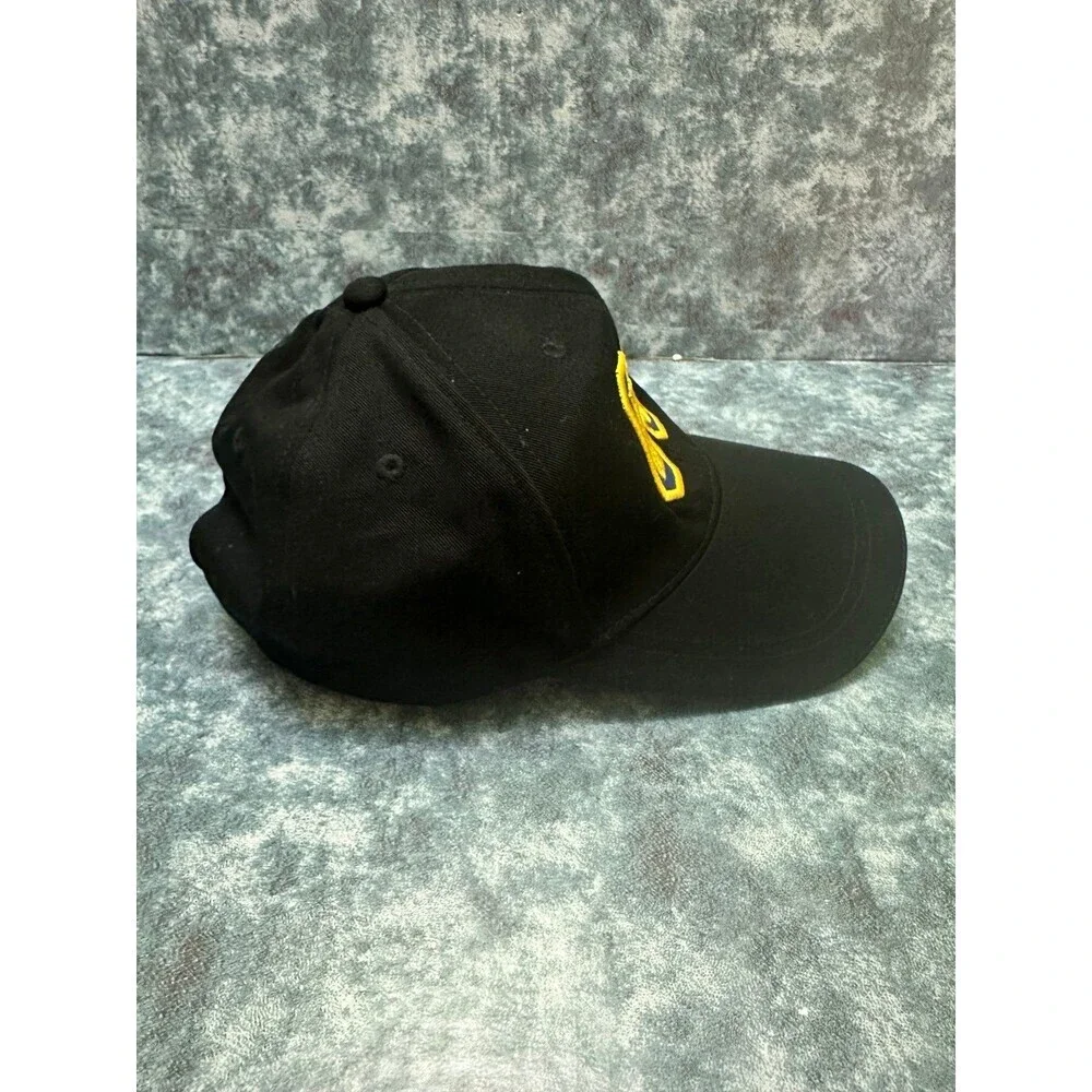Disney Kids Mickey Mouse Black Cotton Hat with Embroidered Logo